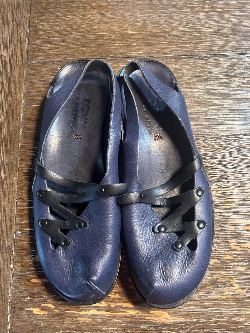 Gydwoq handcrafted leather artisan shoes size 9.5